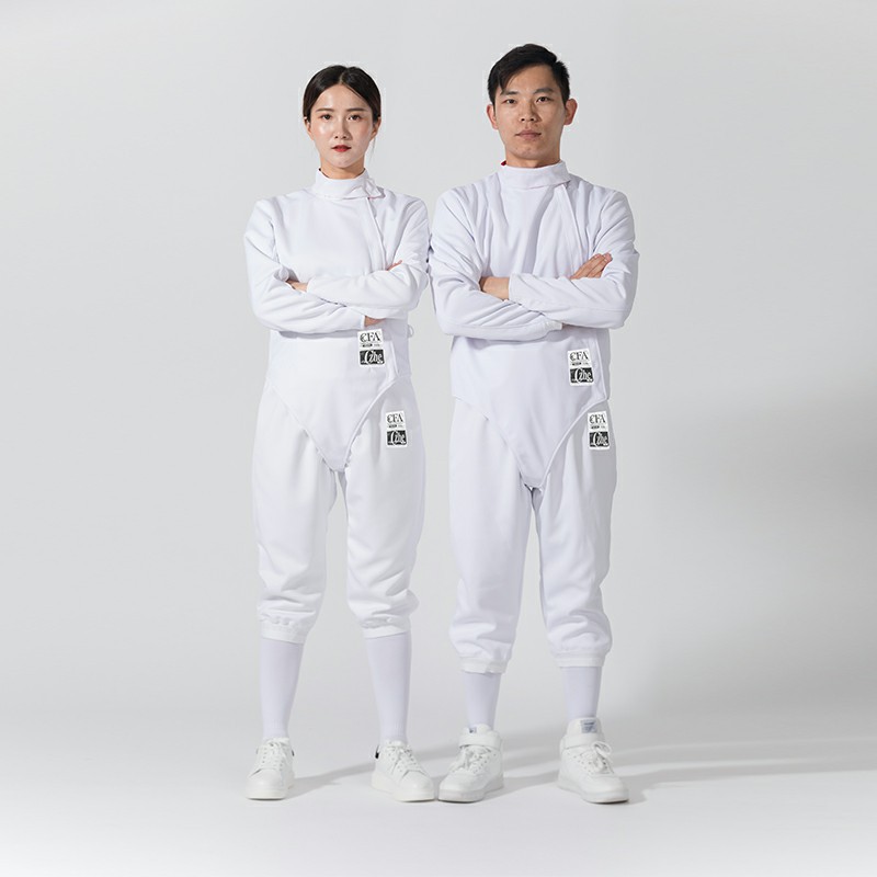 Picture of Fencing Clothing Suit Children Adult Three-Piece Suit Flower Heavy Sabre Suit 350N Competition Training Special CFA Certification