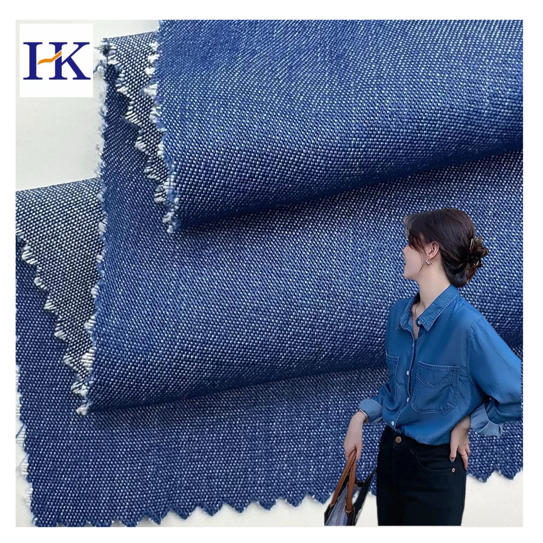 Factory 50D 68D * 21S twill polyester viscose summer blouse dress interwoven composite silk polyester rayon fabric