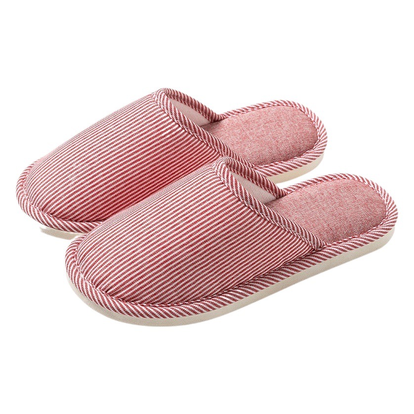 Lidani 2023 New Fabric Slippers Home Home Comfortable Breathable Cotton and Linen Floor Slippers Couple Slippers Wholesale
