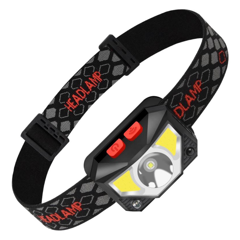 Cross-Border New Led Sensor Headlight Strong Light Charging Head-Mounted Night Running Fishing Mini Cob Small Headlight Wholesale