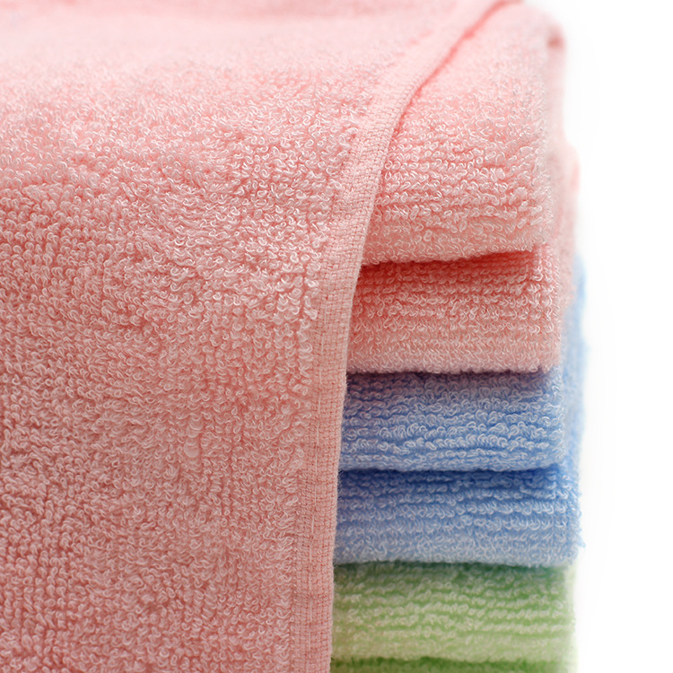 Picture of Bamboo Fiber Small Square Towel 25*25 Saliva Towel Face Wash Absorbent Plain Square Towel Kindergarten Kidsren's Handkerchief Small Towel