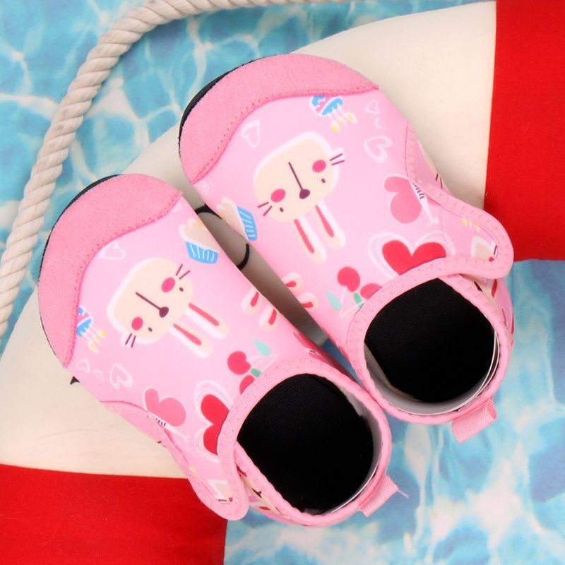 Picture of Children's water park Baby Beach socks non-slip diving shoes snorkeling socks swimming shoes drifting soft shoes wading shoes socks