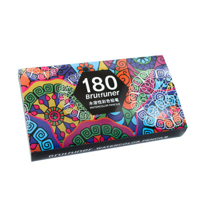 Brutfuner 180 color 160 color pencil painting set oily water soluble color lead graffiti painting gift