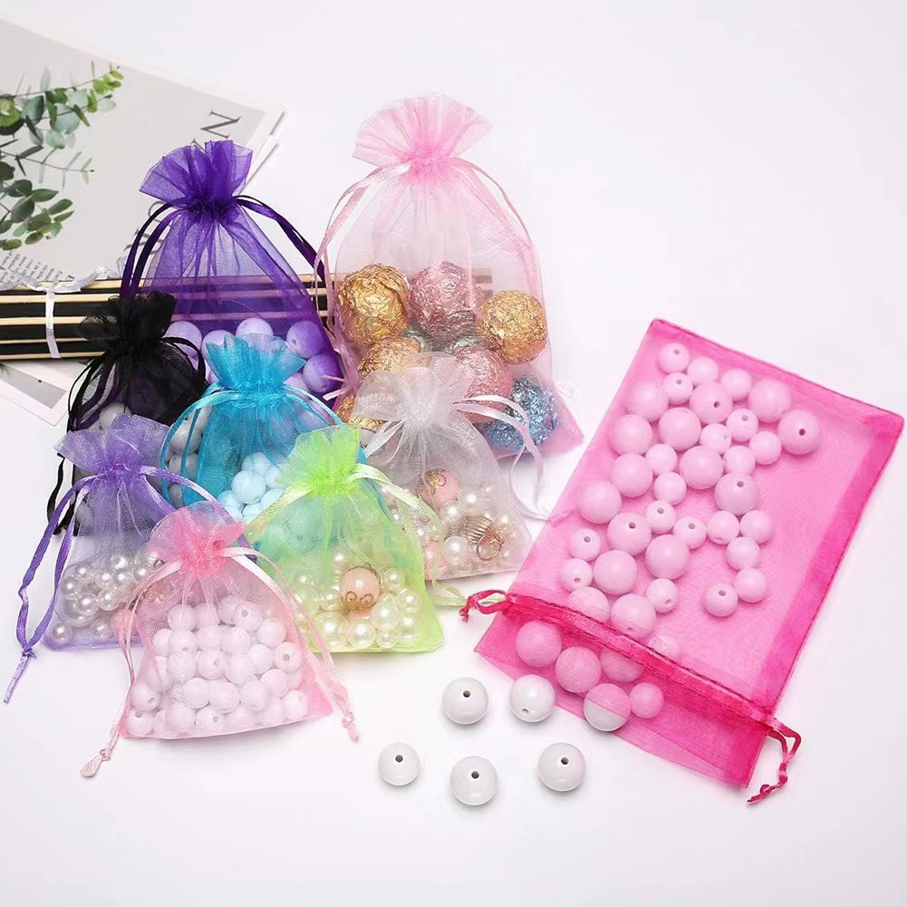 Jewelry Earrings Jewelry Packaging Bag Pearl Gauze Bag First Jewelry Gift Box Bag in stock Cosmetics Trial Bag