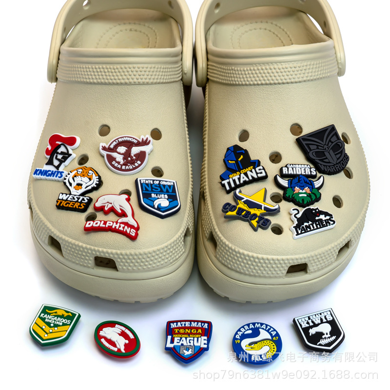 Crocs Shoes Flower Shoe Buckle Sports Football Shoe Decorative Buckle Removable Upper Garden Slippers DIY Accessories