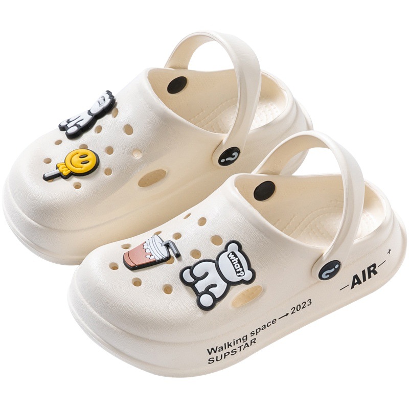 Children's Slippers Summer Girls Non-slip Boys Baotou Children Soft Sole Cave Shoes Baby Slippers Wholesale