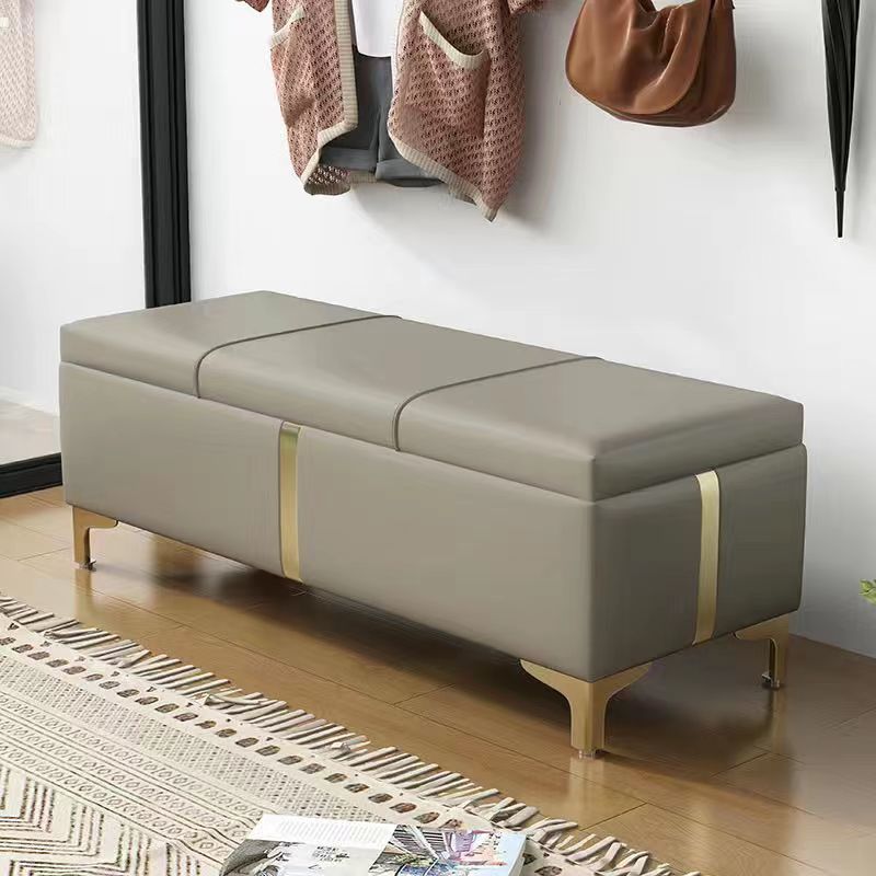 Picture of Shoe-Changing Bench for Home Entrance, Multifunctional Clothing Store Fitting Room, Long Storage Sofa Bench, Can Be Used as a Seat, Factory Supply