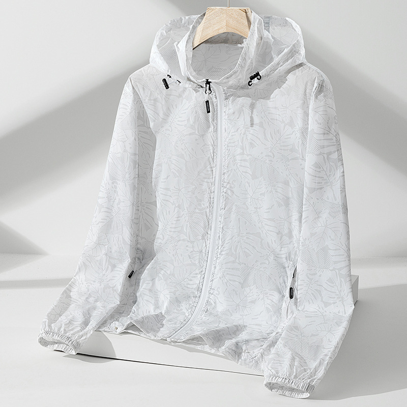 Sun Protection Clothing Men's Summer Thin, Light, Breathable and Anti-Uv New Fishing Ice Silk Men's Sun Protection Casual Jacket