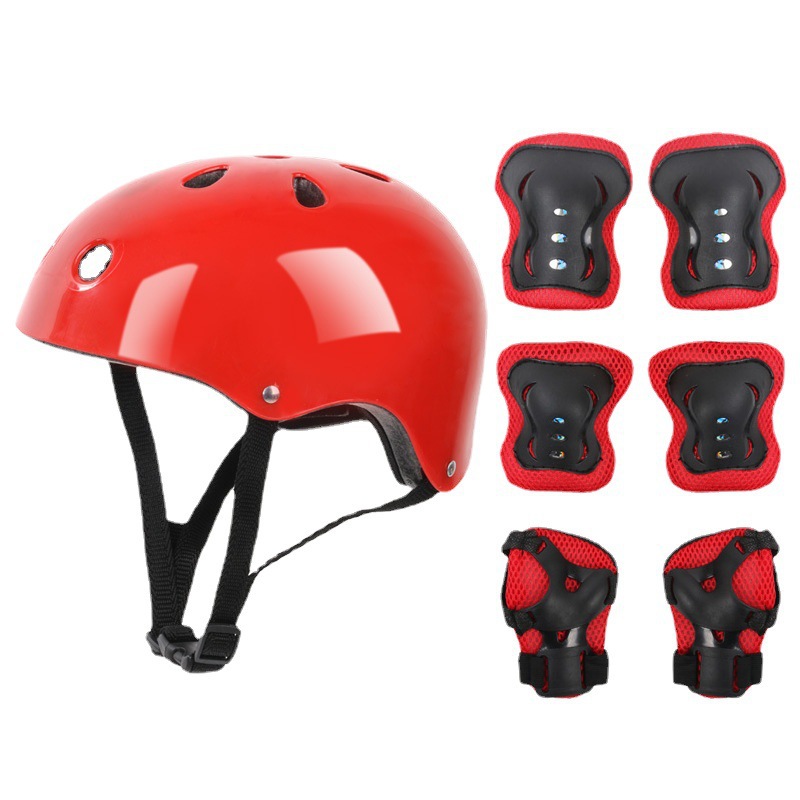 Cross-Border Adult and Children's Helmets Rafting All-Season Roller Skating Skateboard Helmets Bicycle Riding Helmet Factory