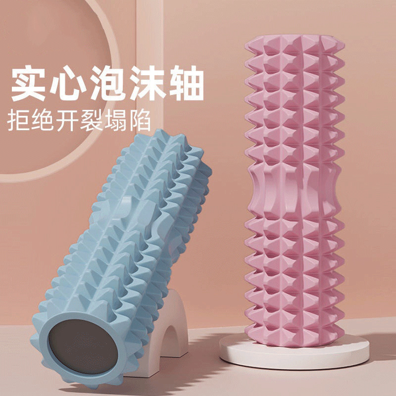 Factory wholesale EVA hollow foam shaft muscle relaxation stovepipe arc massage roller yoga column size full