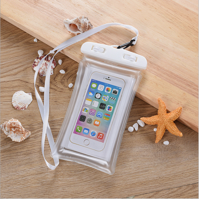 Picture of Airbag Mobile Phone Waterproof Bag Takeaway Rider Special Swimming Hot Spring Touchscreen Rainproof Sealed Bag Fixed LOGO
