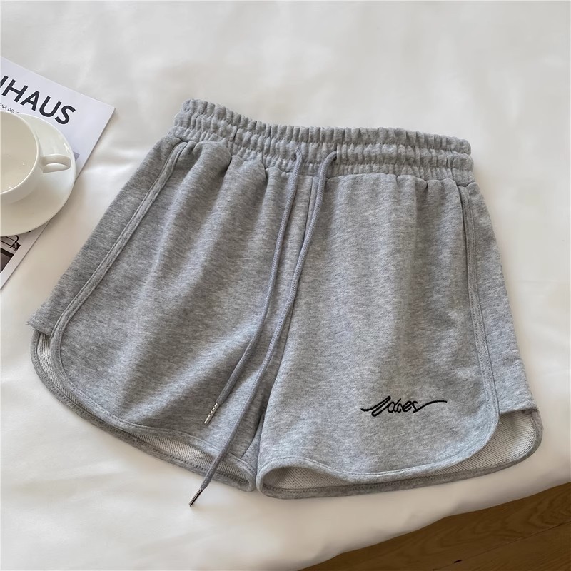 Picture of 2025 Summer Sports Shorts for Women, Loose Outer Wear, Running Home Pajamas, High-Waisted Casual Wide-Leg Pants, Yoga Hot Pants