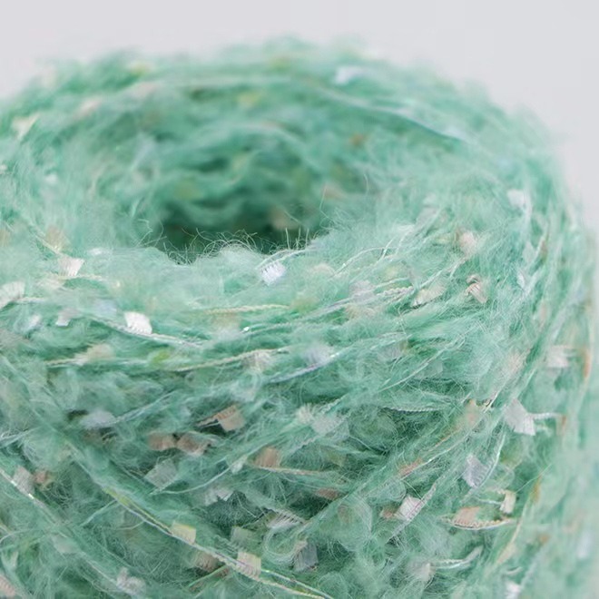 Picture of (thread wholesale) fancy yarn wool loop thread 2.7 toothbrush colorful wool loop yarn knitting