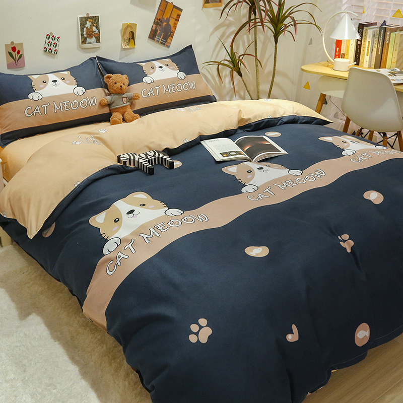 Picture of Quilt Spring and Autumn Quilt Core Quilt Winter Quilt Single Student Dormitory Autumn and Winter Thickened Four Seasons Universal Bedding Double