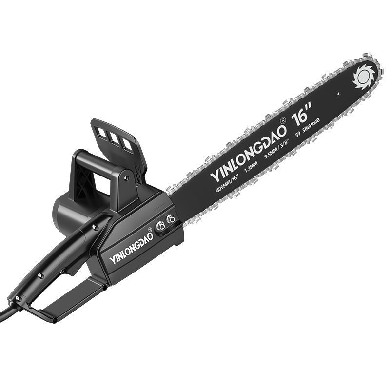 Picture of Household multifunctional handheld logging saw high-power electric chain saw woodworking portable small rechargeable plug-in electric saw