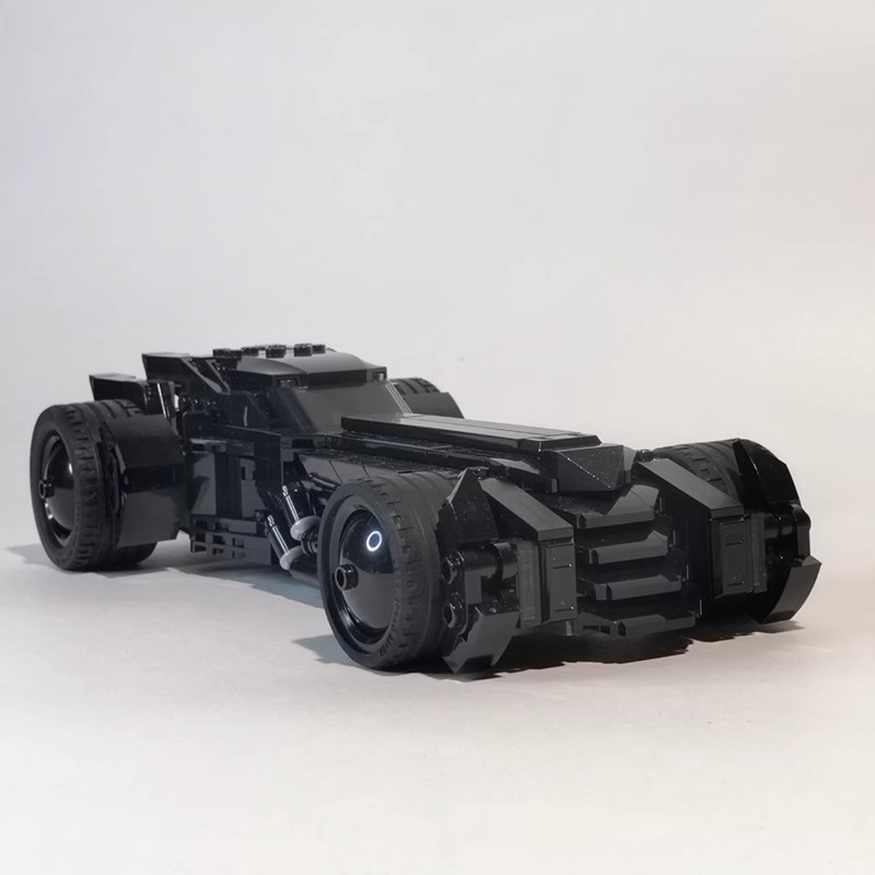 Compatible with Lego MOC Boy Gift Batmobile MOD Puzzle Assembly Creative Car Model Domestic Building Blocks Ornaments