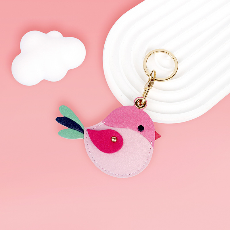 Picture of Chinese Valentine's Day Tuanque Cute Access Card Holder Keychain Creative Small Gift Pendant School Bag Pendant Valentine's Day Gift