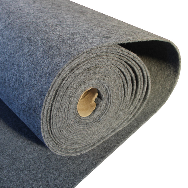 Picture of Simple Large Area Grey Brushed Thickened Bedroom Bedside Wholesale Stairs Home Living Room Office Full Carpet