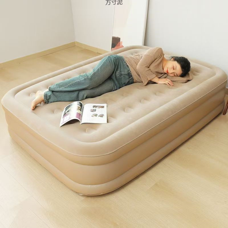 Outdoor Automatic Inflatable Mattress Single and Double Household Floor Sleeping Mat Camping Tent Folding Air Bed Lunch Break Factory