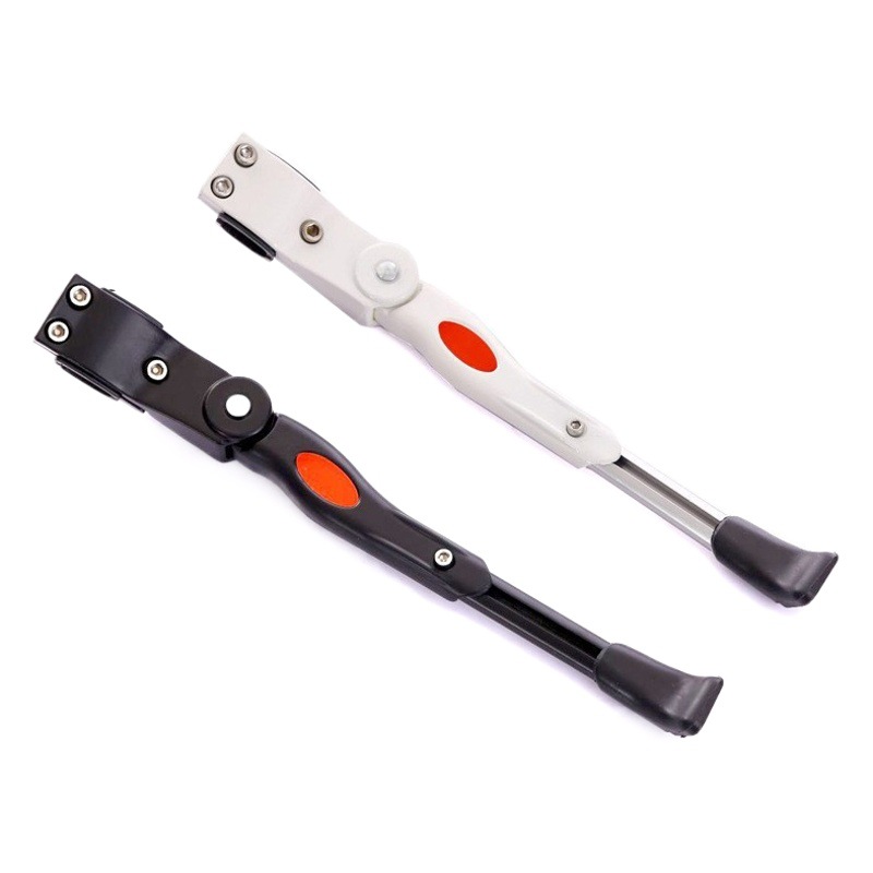 Bicycle bracket aluminum alloy single support foot support mountain bike side support single ladder adjustable three-hole cross-border