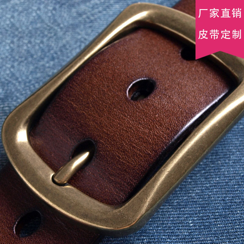 Picture of New belt leather men's belt real cowhide belt casual Joker men's pin buckle belt manufacturers wholesale