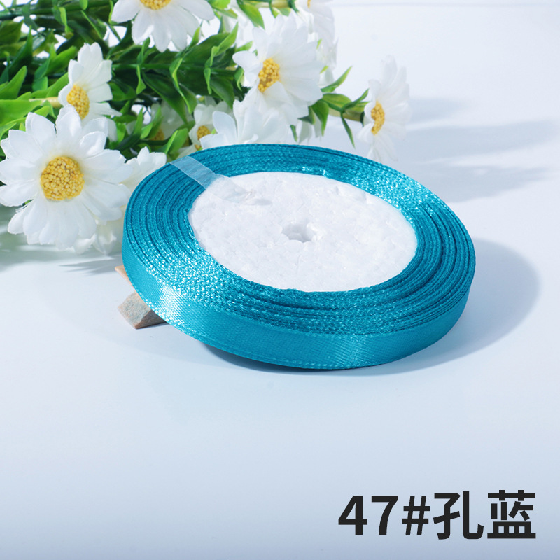 Picture of 0.6cm wide floral ribbon packaging ribbon home textile decorative jacquard Ribbon Baking ribbon polyester ribbon wholesale