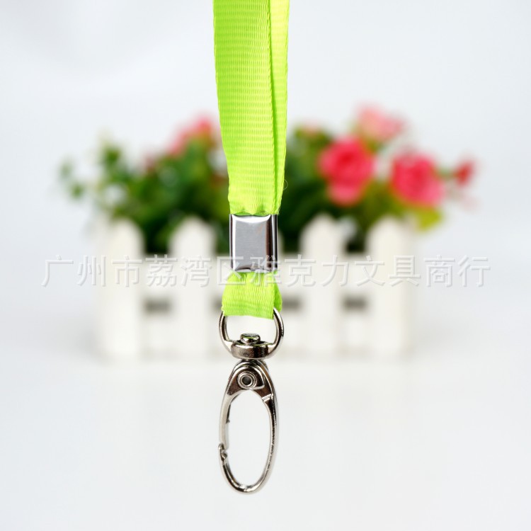 Picture of 1.0cm lanyard work permit lanyard badge work card hanging rope factory card rope certificate card set student