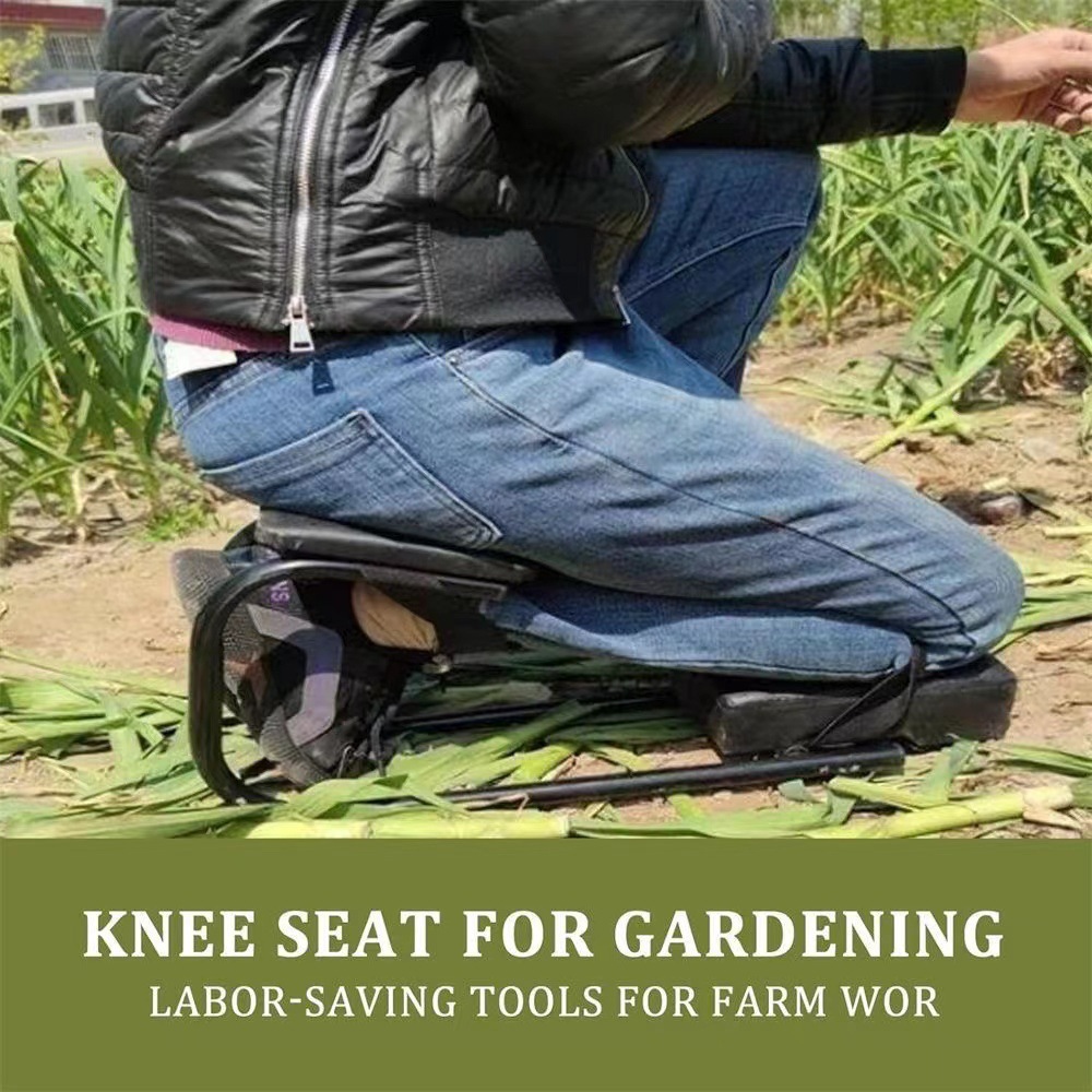 Lazy Person's Garlic Pulling, Garlic, Kneeling Pad, Work Stool, Mobile Kneeling, Agricultural Work Artifact, Reducing Knee Pressure, Garden Kneeling