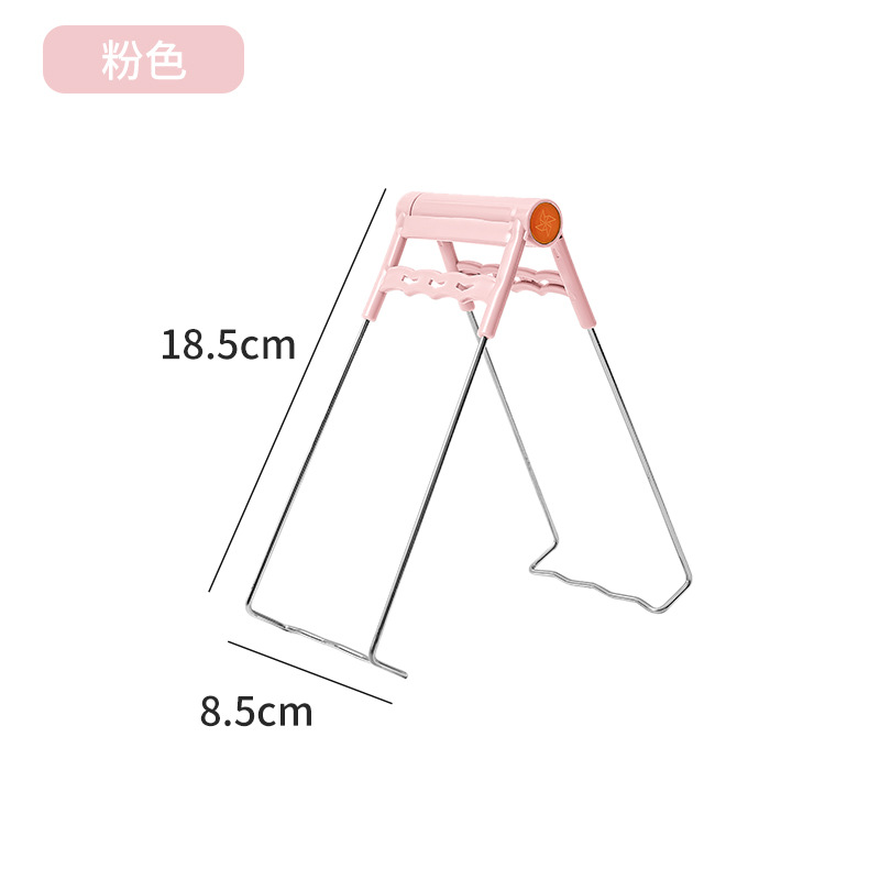 Picture of Small Wholesale Stainless Steel Household Anti-Scalding Three-Piece Set Steamer Plate Clamp Anti-Slip Plate Lifter Basin Clamp Artifact Dishes