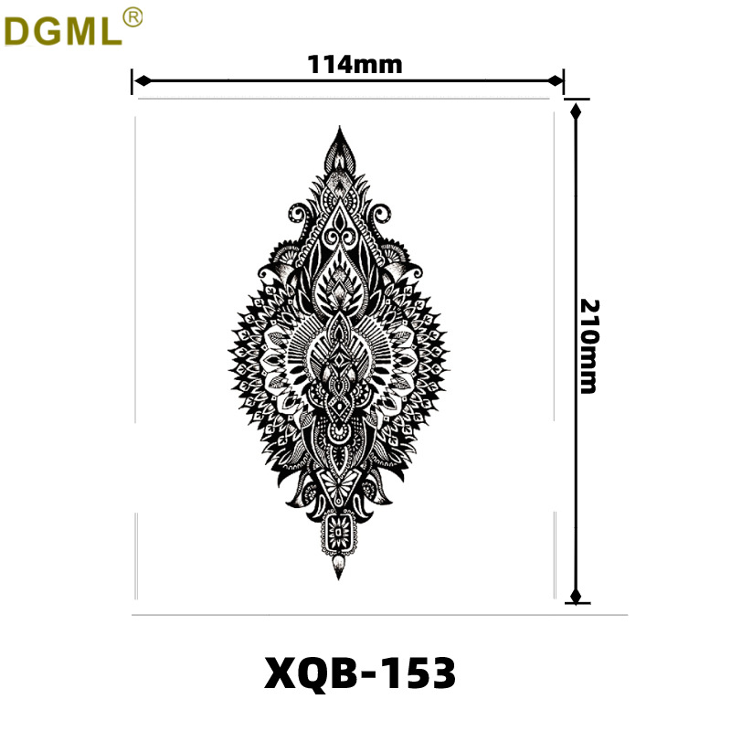 Picture of Children's cartoon flower arm sticker half arm full arm pink pig funny cross-border Henna creative color tattoo sticker wholesale