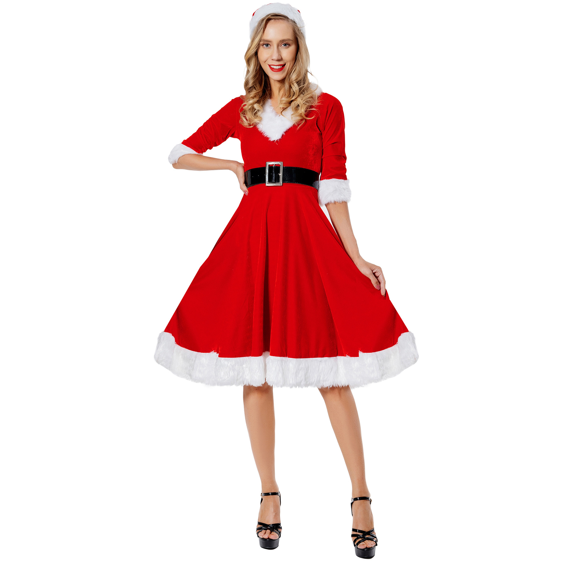 European and American Christmas clothes COS clothing Christmas clothing Christmas clothing Christmas clothing dress women's Christmas clothing