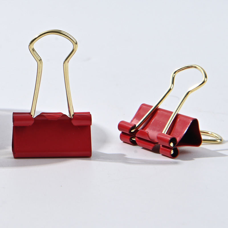 Picture of Cross-Border special color long tail clip small fresh dovetail clip hand account clip 32MM 25MM 19mm reverse tail clip wholesale