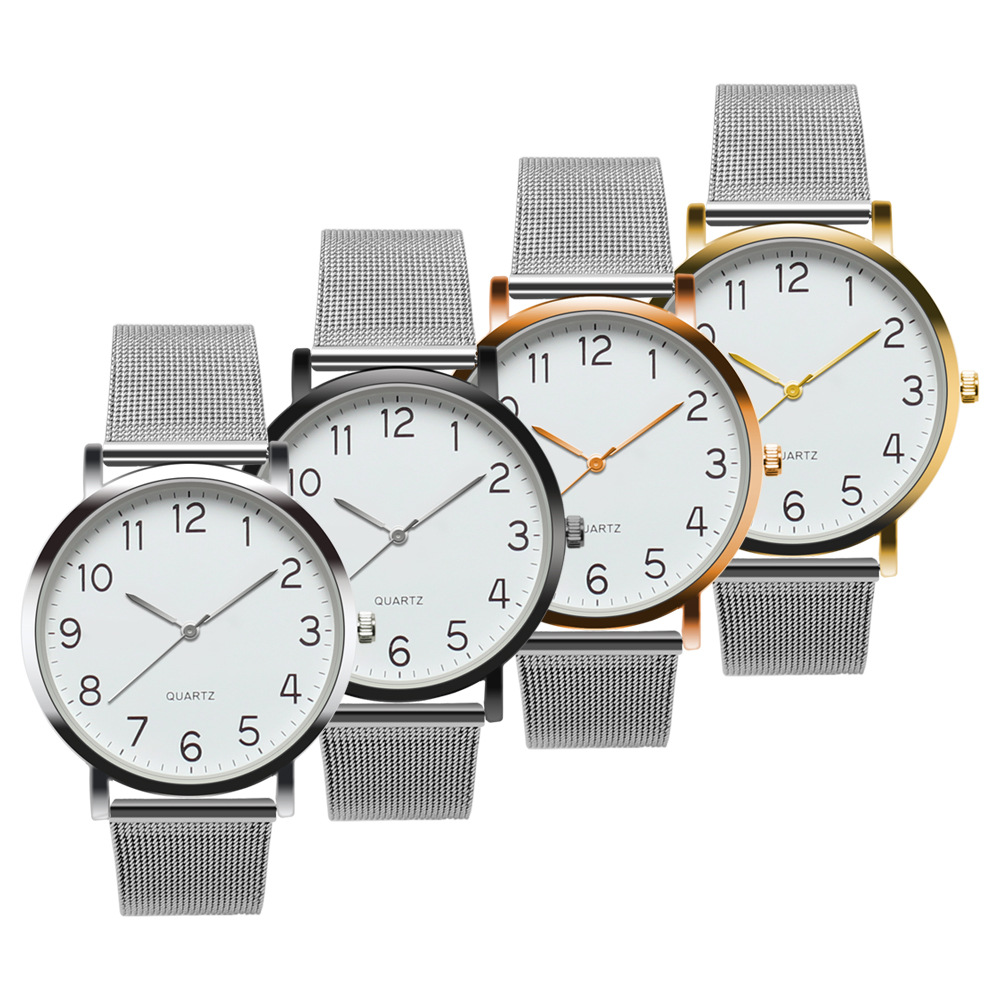 Simple fashion watches for men and women for neutral watches with 12 digital Student Foreign trade watches a generation of hair