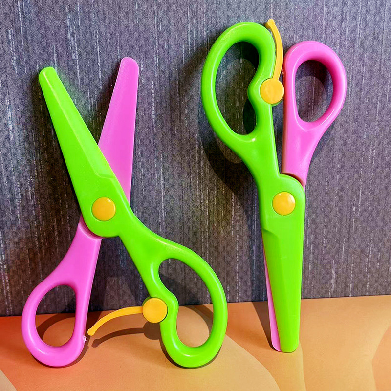 Picture of Children's Scissors, Safe, Handmade, Round-Headed, Stationery, Kindergarten Paper-Cutting, Primary School Students' Art, Art and Craft, Office Scissors Wholesale