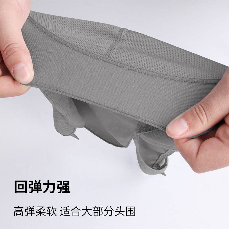 Picture of Pirate Hat Mesh Moisture-Wicking Ice Silk Cycling Cap Sports European and American Sun Protection Quick-Drying Headscarf Thin Breathable Moisture-Absorbing