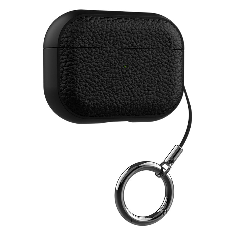 Suitable for Airpodspro3 Protective Cover Apple Pro2 Second Generation Leather Bluetooth Soft Shell Airpods4 Headphone Shell