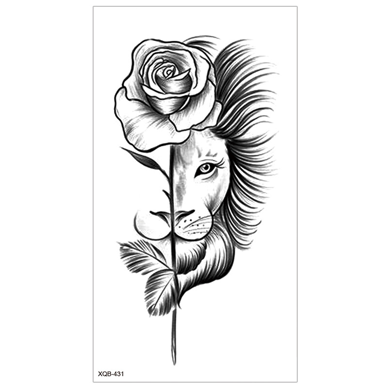 Picture of New Half Arm Tattoo Stickers Cross-border Amazon Hot Selling Set Dark European and American Realistic Waterproof Tattoo Stickers Wholesale
