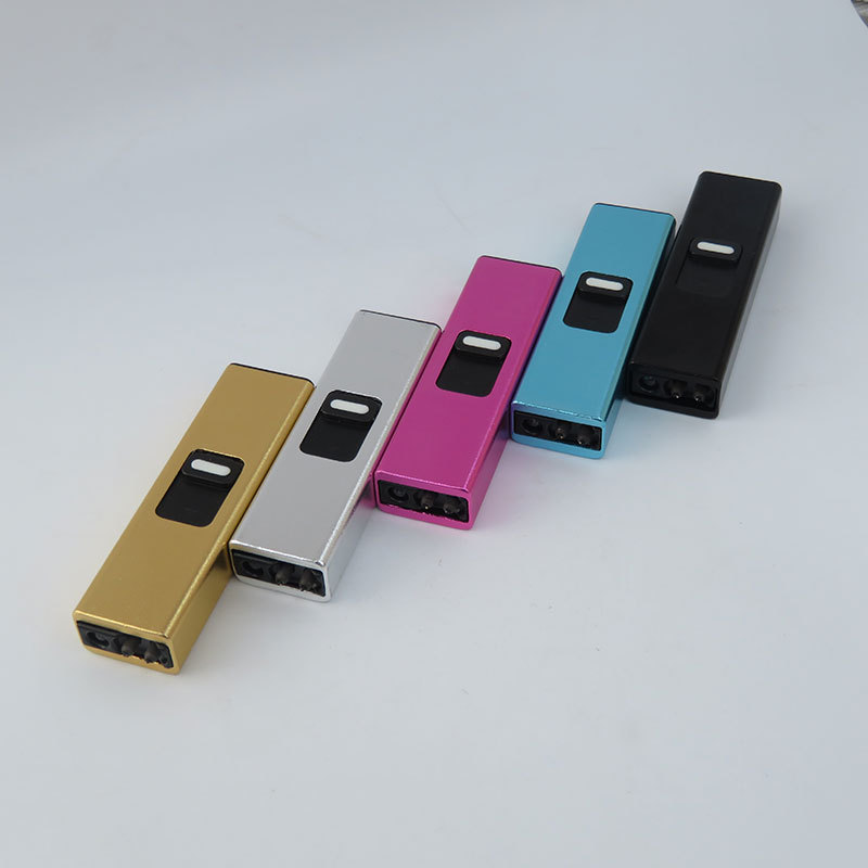Picture of New product usb pulse igniter charging lighter outdoor windproof igniter cigarette lighter electronic lighter