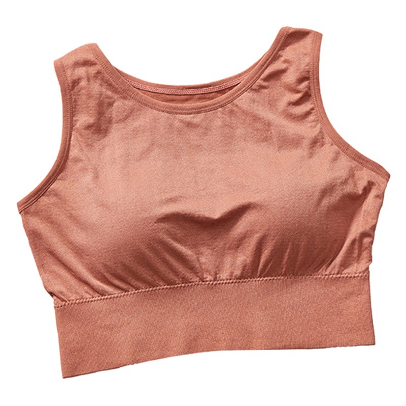 New Less Women's Sports Chest Wrapped Underwear Seamless Sydney Vest Running Yoga Top Bra Beauty Back Underwear for Women
