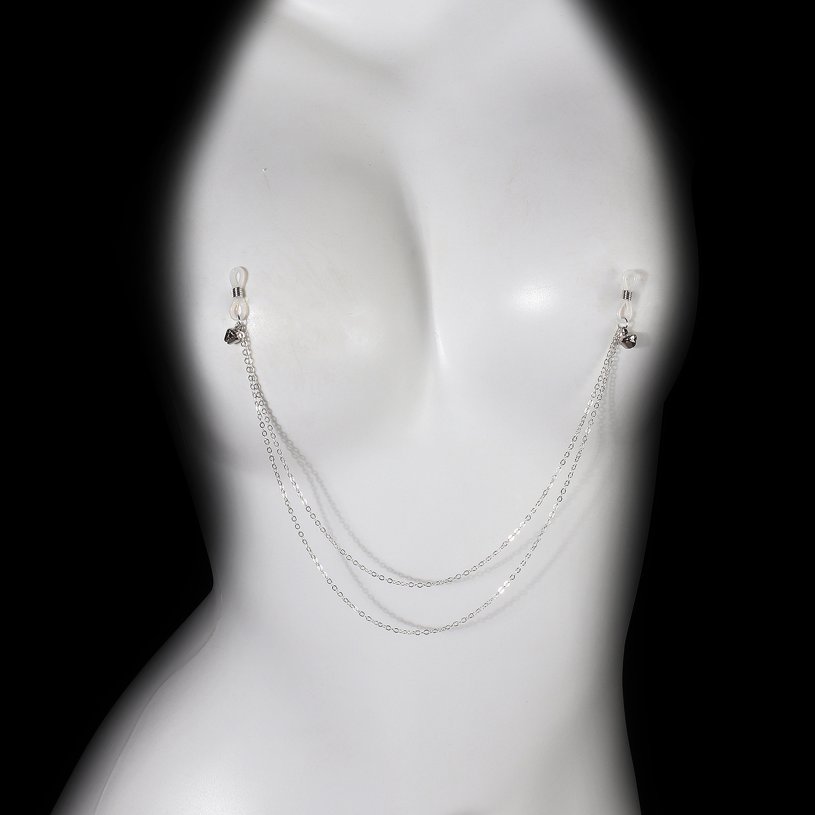 Amazon New Simple Metal Bell Nipple Chain Cross-border Sexy Nightclub Party Milk Chain Body Chain Jewelry