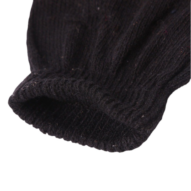 Winter Warm Gloves Wholesale Black Cross-Border Gloves Foreign Trade Knitted Gloves Gifts Amazon Manufacturer Wholesale
