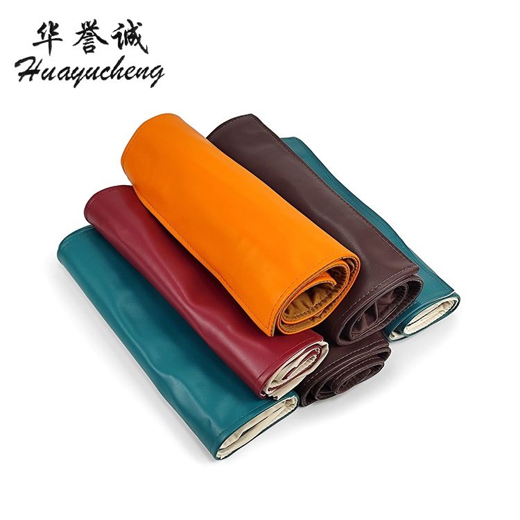 High-grade leather jewelry bag multi-functional multi-card jewelry storage foldable portable jewelry bag