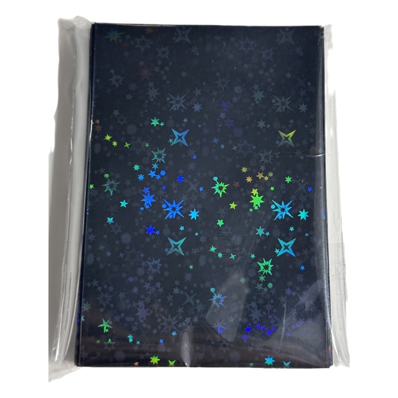New laser star 61*91 two-layer frosted card film 20 Silk flat card Film color small card protective cover
