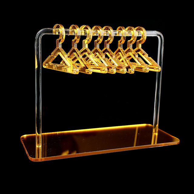 Picture of Cross-border Hanging Personalized Earring Holder Acrylic Costume Frame Earrings Storage Display Rack