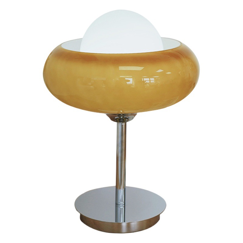 Middle Ancient vintage Table Lamp Nordic Modern Bedside Desk Bauhaus Warm Egg Net Celebrity Bedroom Egg Tart Lamp