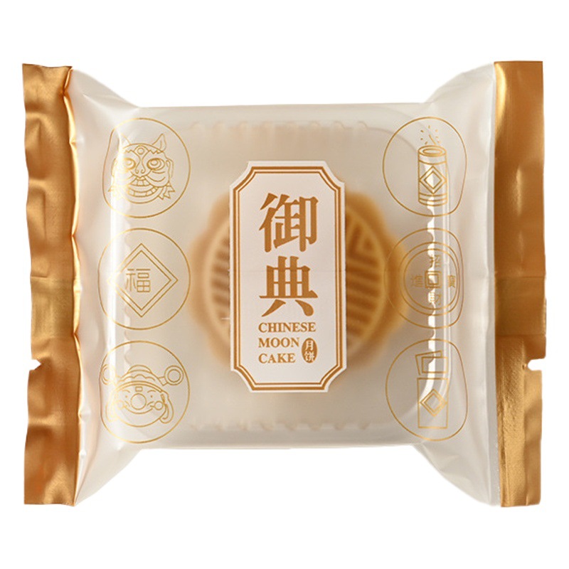 New Translucent Frosted Mid-Autumn Moon Cake Packaging Bag 50g80g100g Baking Ice Skin Egg Yolk Crisp Machine Seal Bag