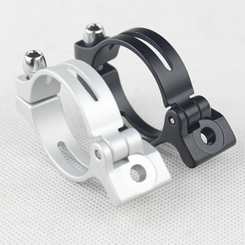 Picture of Aluminum Alloy road front dial clamp ring 31.8/34.9mm transmission conversion seat direct hanging straight lock turn clamp ring type
