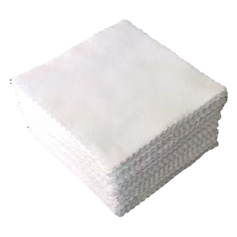 Hotel disposable thickened small towel restaurant white towel square lint absorbent cleaning handkerchief Rag