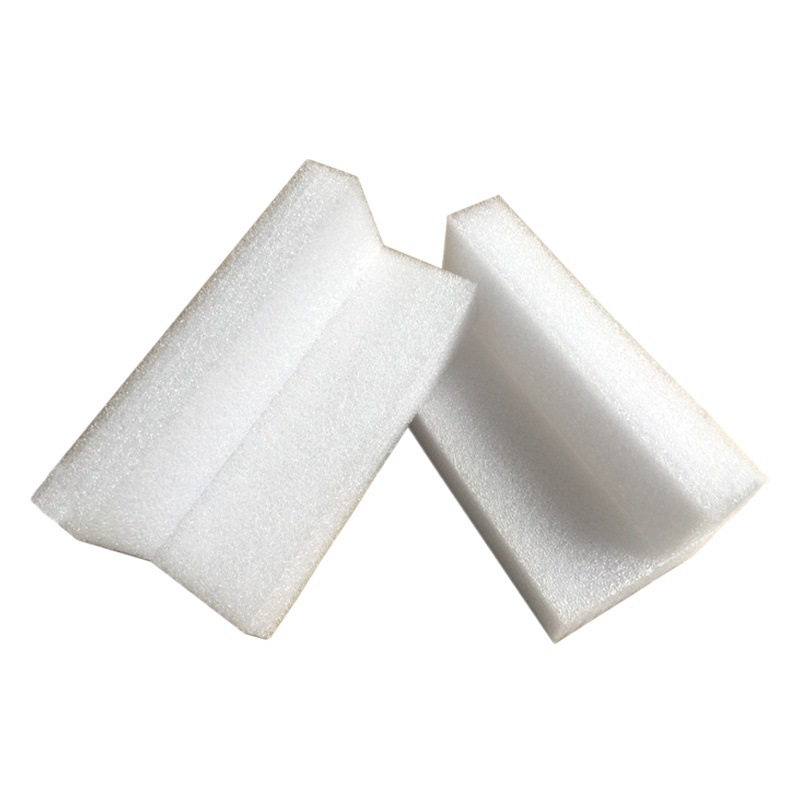 epe Pearl cotton right angle protection strip foam pad plastic corner protection edge packaging moving furniture L-type protection bumper strip
