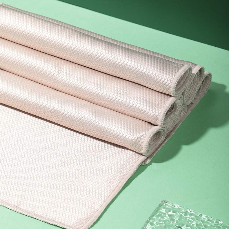[Rags Collection] Mimu Mirror Light Velvet Seamless Bright Glass Cleaning Cloth a Variety of Kitchen Rags. 4500
